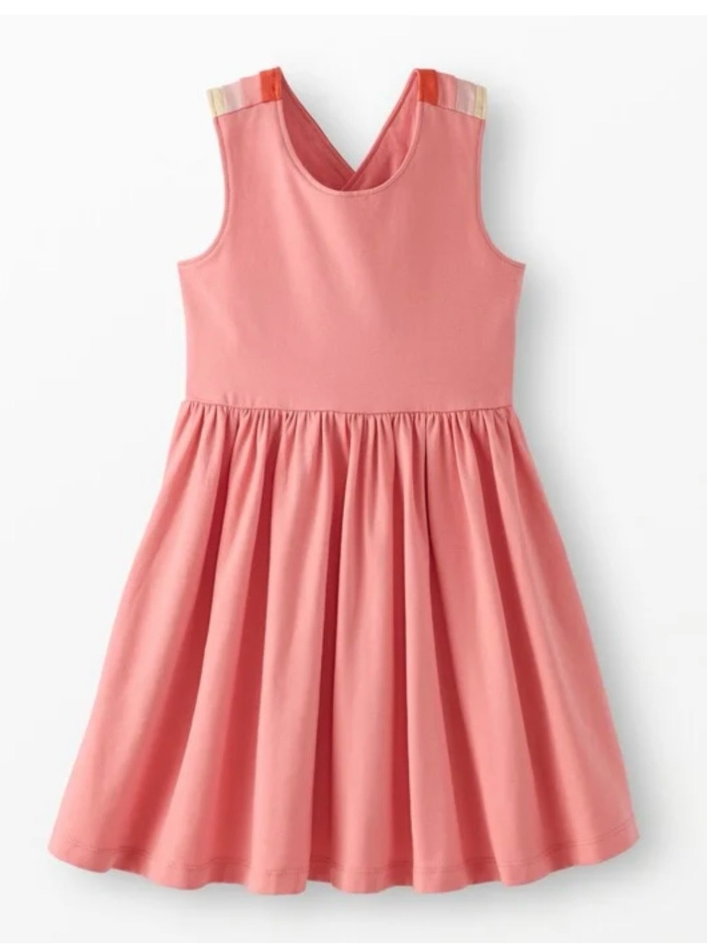 Hanna Andersson Rainbow Crossback Skater Dress with Pockets